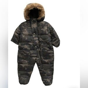 Rothschild quilted camo print snow suit 9months